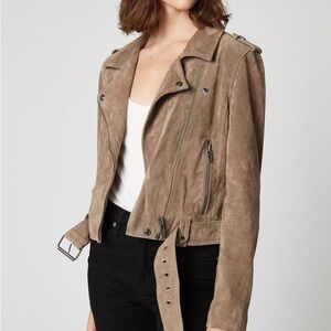 Blank NYC | Suede Leather Moto Jacket
